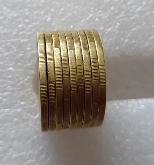 (2449) 50 копійок 1992 2.1ААм викрошка в 4 колосі на аверсі - 9 монет одним лотом (50 копеек 1992 2.1ААм брак) Недорого