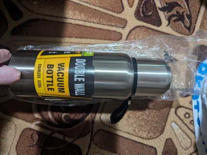 фото, Металевий Термос 500мл 500ml Double Wall термобутилка