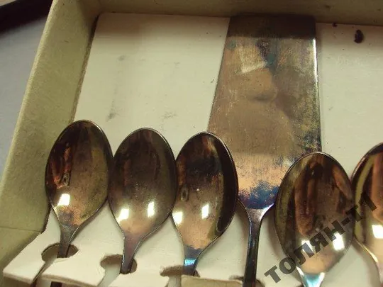 десертный набор чайные ложки и лопатка репка мнц Продаж