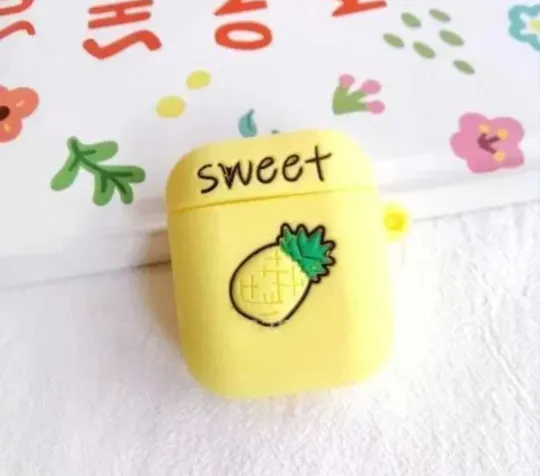 Силіконові чохли, кейси на Airpods 2 прозорі та із принтом! Ціна