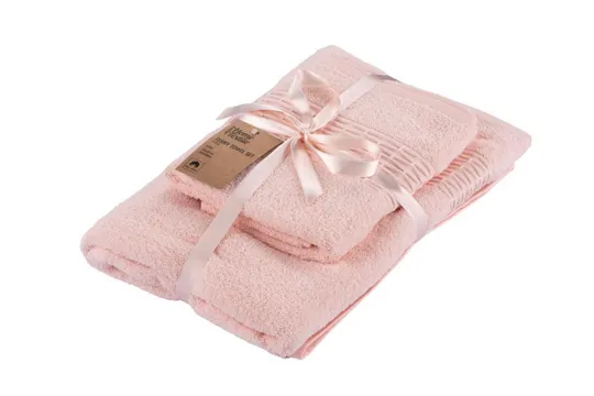 Купити Набор полотенец махровых Ardesto Lotus ART-2357-PW 2 шт пудра
