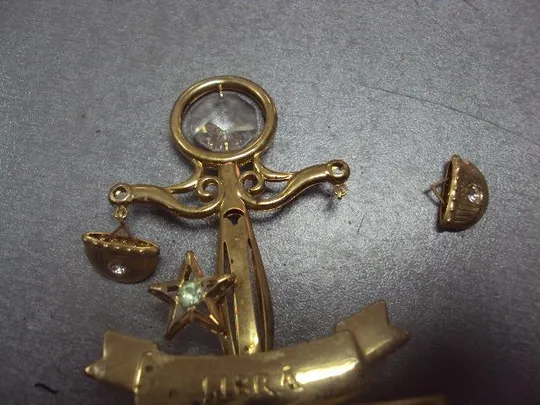 Сувенир весы Libra знак зодиака Китай №10117 Характеристики