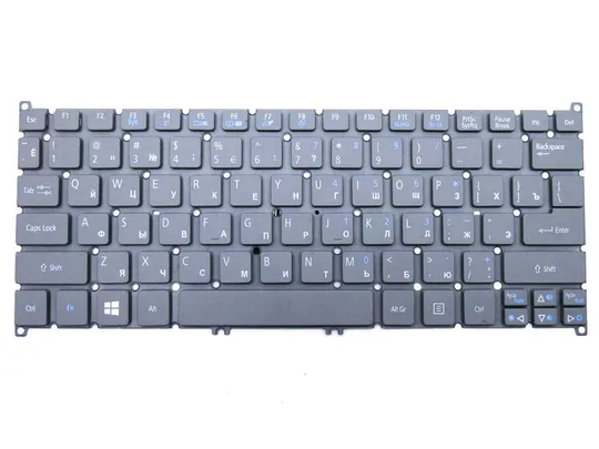 Клавиатура для ACER Aspire One 725, Aspire One 756 ( RU Gray ). OEM З аукціону