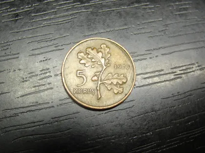 фото, 5 курушів Туреччина 1970
