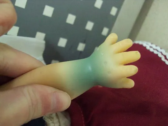 Кукла красная шапочка в родной одежде ссср Минск резиновая голова и руки высота 35 см №10780 Де купити