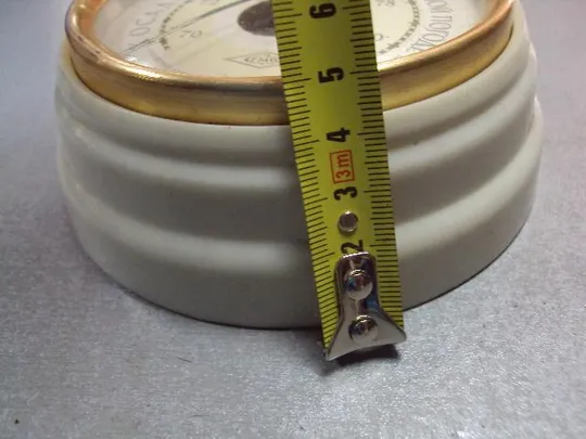 Барометр настенный ГМП 1968 год ссср высота 5 см, диаметр 10,2 см №11404 З аукціону