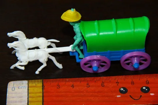 фургон кибитка повозка TEXAS с ковбоем 30-40мм ***### Продаж