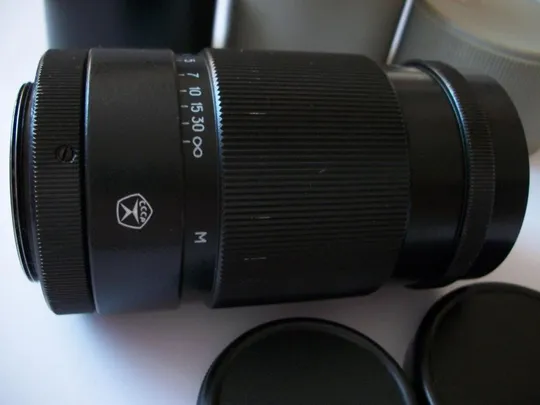 Объектив MC Юпитер-37А , M-42, N-852081 [Футляр крышки бленда. Редкий с просветлением, знак качества Продаж