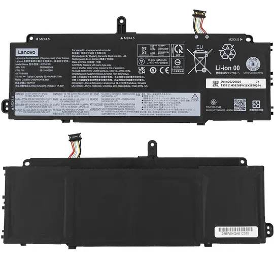 Оригінальна батарея для ноутбука LENOVO L22C4P70 (ThinkPad X13 G4 T, X13 Gen 4) 15.48V 3450mAh 53.4Wh Black (5B11H56369) Ціна