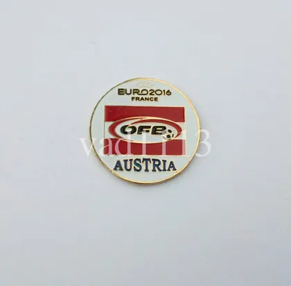 фото, Футбол - значок из серии  "ЕВРО 2016"  участник - АВСТРИЯ