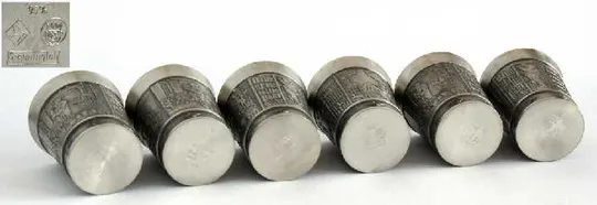 Келихи Spitzweg 6 шт по 120 мл олово VOGEL Germany Характеристики