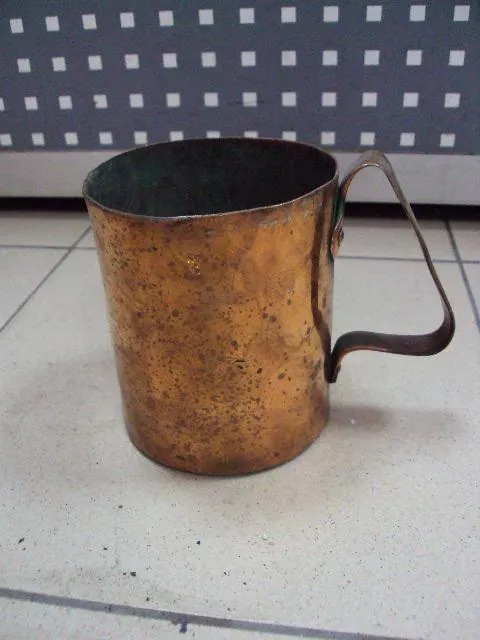 Кружка медь высота 12,5 см, диаметр 10,8 см (№525) №11394 Ціна