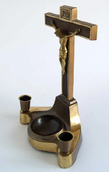 Антикварний Хрест Вівтар Розп'яття Алтарь Распятие 1950-ті Germany Де купити