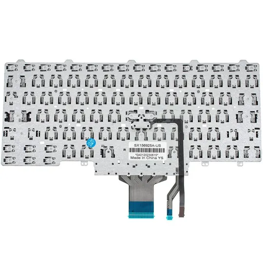 Клавіатура для ноутбука DELL (Latitude: E5470, E7470 ) rus, black, без фрейма, без підсвічування, з джойстиком Ціна