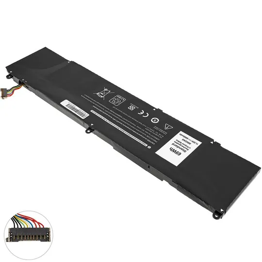 Купити Батарея для ноутбука DELL XRGXX (Alienware M15, M17 series) 11.55V 6000mAh 69Wh Black