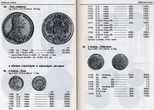 Монеты Австрии Марии Терезии 1740-1780 / Мinсе Маriе Теrеziе - *.pdf Продаж