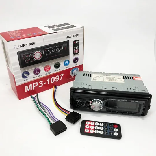 Автомагнитола MP3-1097 BT ISO со съемной панелью, Автомагнитола магнитола в авто с Usb сенсорная Інтернет-аукціон