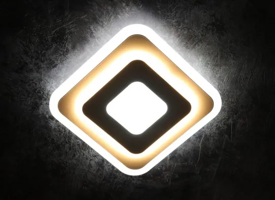 Светильник потолочный LED 2234/250-k Белый 4х25х25 см. З аукціону