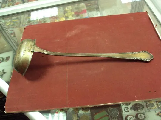 черпак мельхиор посеребрение 33 см клеймо V.S.F.100 №1726 Продаж