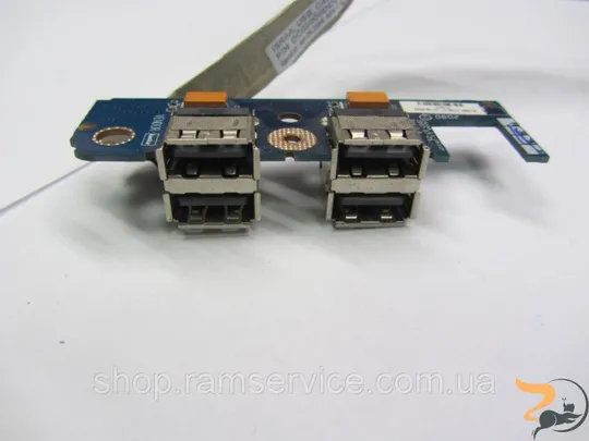 Роз’єми USB для ноутбука Toshiba Satellite P205, *LS-3831P REV:1.0, б/в Ціна