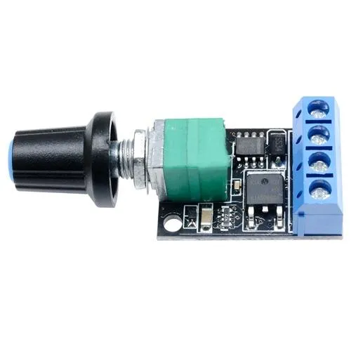 ШИМ регулятор скорости мотора DC 5-16В 10А Mini PWM оборотов 0-99% Ціна