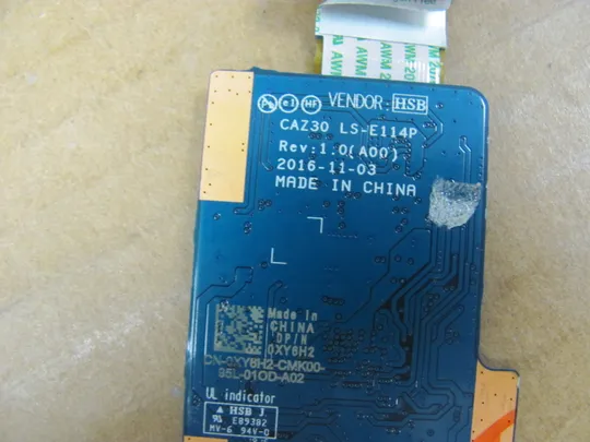 номер0843-11 плата підключення клавіатури CAZ30 LS-E114P для Dell Precision 7530 7540 M7540 7510 7520  оригінал З аукціону
