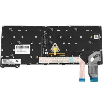 фото, Клавиатура для ноутбука LENOVO (ThinkPad: X13 Gen 2) rus, black, подсветка клавиш