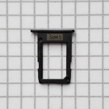 фото, Тримач сім карти Samsung J730F Galaxy J7 2017 для телефону (Black) оригінал з розборки