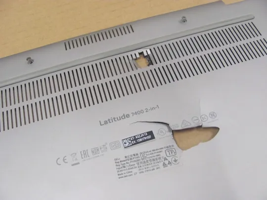 763-10 Кришка дно піддон корпуса 03VVPM AM2CD000302 для Dell Latitude 7400 2 in 1 оригінал З аукціону
