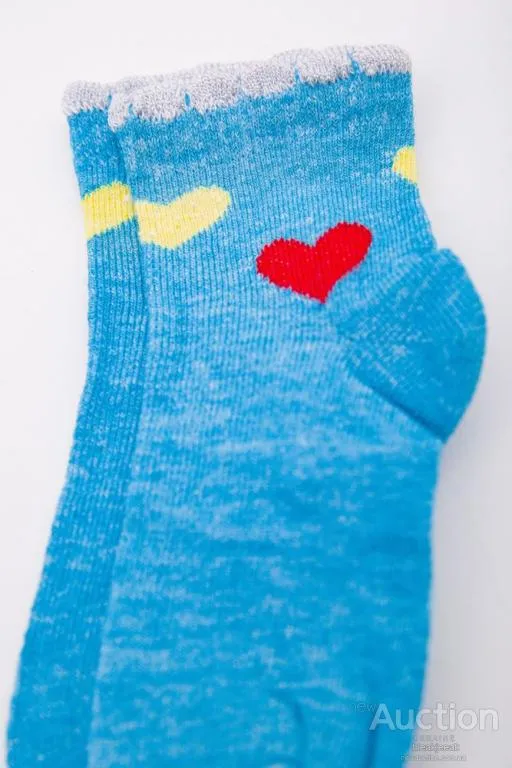 Хлопковые детские носки, голубого цвета, 167R601-1 З аукціону