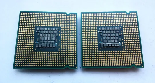 Пара 2х ядерных Core2 Duo 6600 (Xeon 3060) SLACD 2.40GHz/4M/1066 LGA775 Вживане Ціна