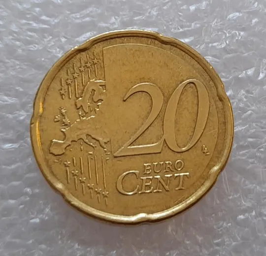 Купити (2959) 20 євроцентів 2019 Іспанія (20 евроцентов 2019 Испания Сервантес)