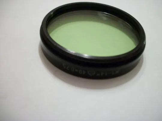 Купити Светофильтр ЖЗ-1,4х , 49х0.75 . СССР, как новый, для объектив Мир-1В, Юпитер-9