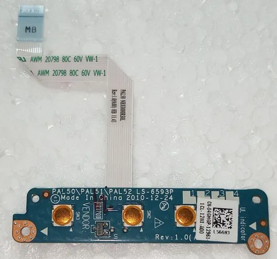 Кнопки аудіо з ноутбука DELL Latitude E6420 04GHGP LS-6593P Ціна