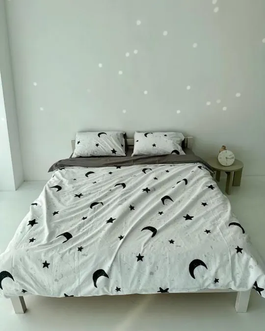 Постельное белье двуспальное Dushka Home Сатин 20809 180х215 см Ціна