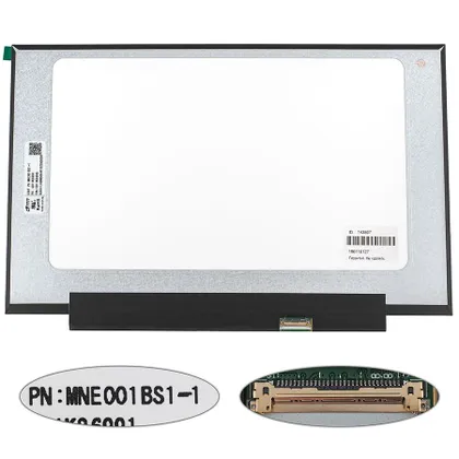 фото, Матриця 14.0 MNE001BS1-1 (1920*1080, 30pin(eDP, IPS, 250cd/m2, 16.7M, 72% NTSC), LED, SLIM (без планок та вушок), матова, роз'єм