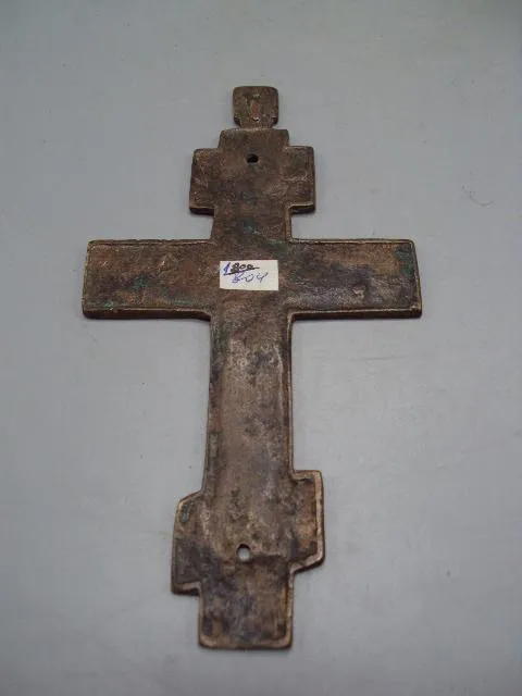 Крест распятие пластика бронза размер 15,9 х 9,1 см (№804) №13895 Характеристики