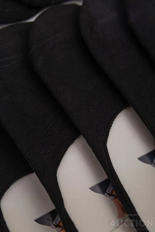 Комплект мужских следов 12 пар, цвет черный, 151RB21 З аукціону