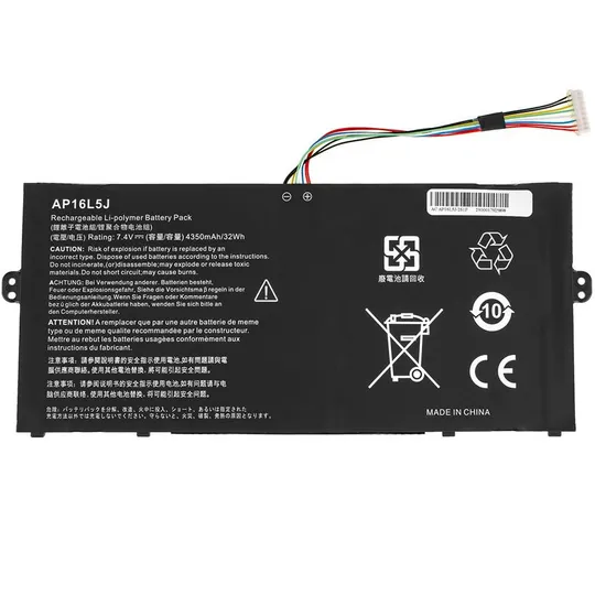 Батарея для ноутбука ACER AP16L5J (Swift SF514-52T) 7.4V 4350mAh Black З аукціону
