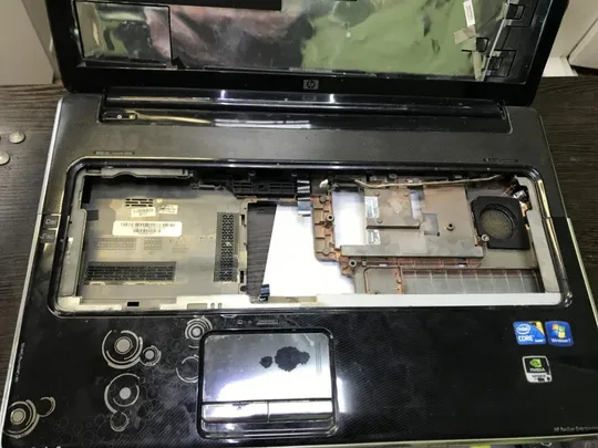 N0185 HP DV7-3000 Корпус в зборі Верх+петлі+низ Ціна