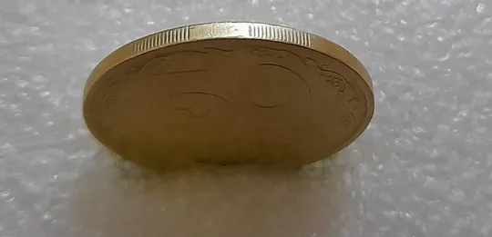 (3928) 50 копійок 1992 1(1)АВм брак по каталогу ІТК, нечаста (50 копеек 1992 1(1)АВм) Інтернет-аукціон