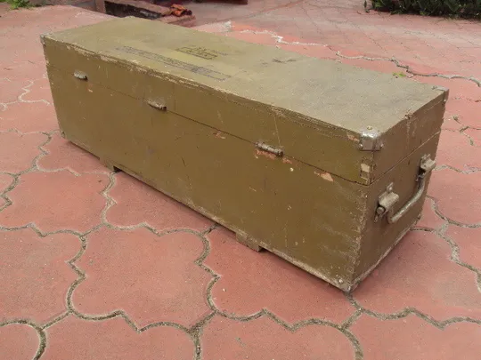Армейский ящик 1990 год ссср дерево размер 22,2 х 72,2 х 24 см №15909 в Україні