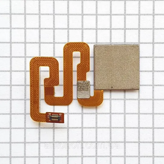 Купити Шлейф Xiaomi Redmi 4X (santoni) зі сканером відбитка пальця Gold оригінал з розборки