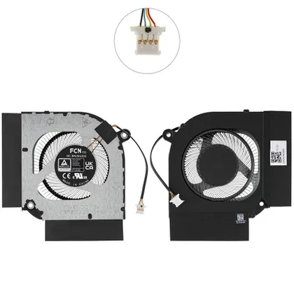 фото, Оригінальний вентилятор для ноутбука ACER (Predator Helios 300 PH315-55, PH315-56), 12V, GPU FAN