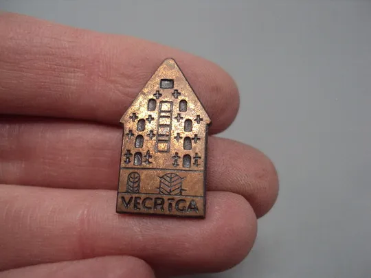 Купити Знак фрачник Vecriga Прибалтика Латвия Рига старый город дом архитектура №16997