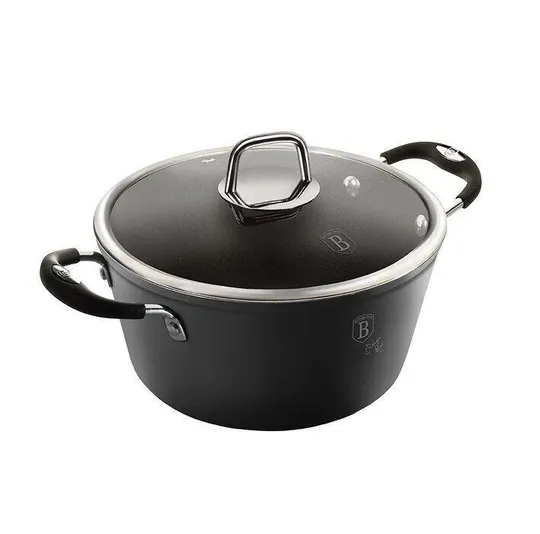 Кастрюля Berlinger Haus BlaСk Professional Line BH-6124 6,1 л 28 см Ціна