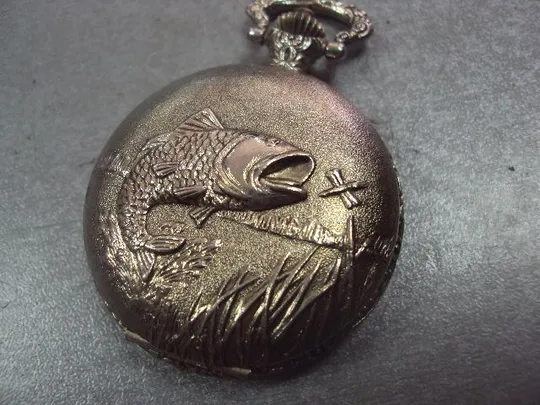 Купити часы карманные cariole кварц гонконг рыба рыбка не на ходу №502