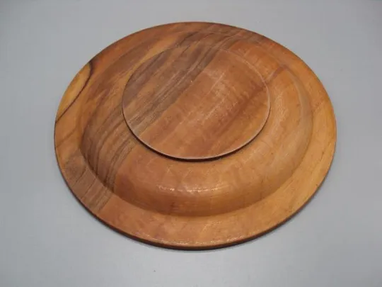 Тарелка дерево Хороший едок в поле ходок диаметр 19,9 см, высота 2 см №11918 З аукціону