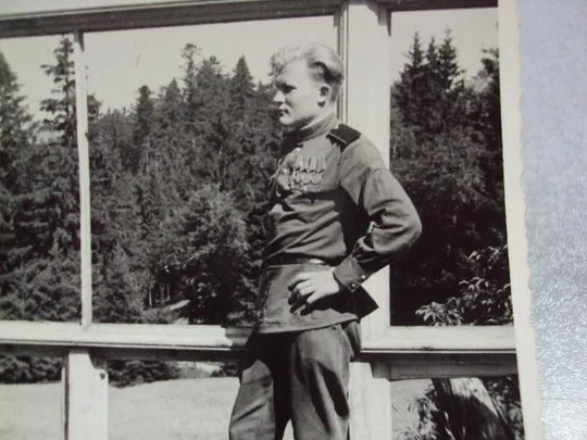 Купити фотография послевоенная фронтовик награды орден славы 1949 №5310