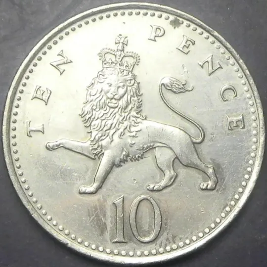 10 пенсів 2007 Британія Ціна